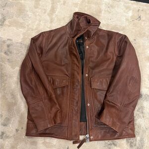 NWT never been worn Zara Women’s Leather jacket